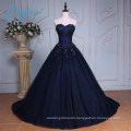 Chapel Train Royal Blue Modern Western Quinceanera Dresses